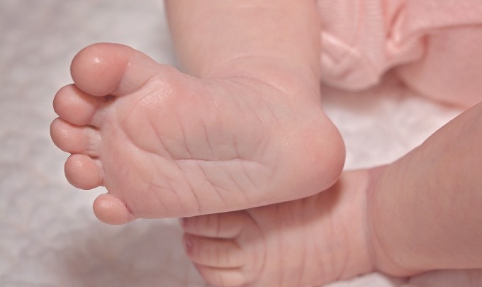 赤ちゃん用 子供 くすみカラー 足 メジャー ブルー サイズ 測る